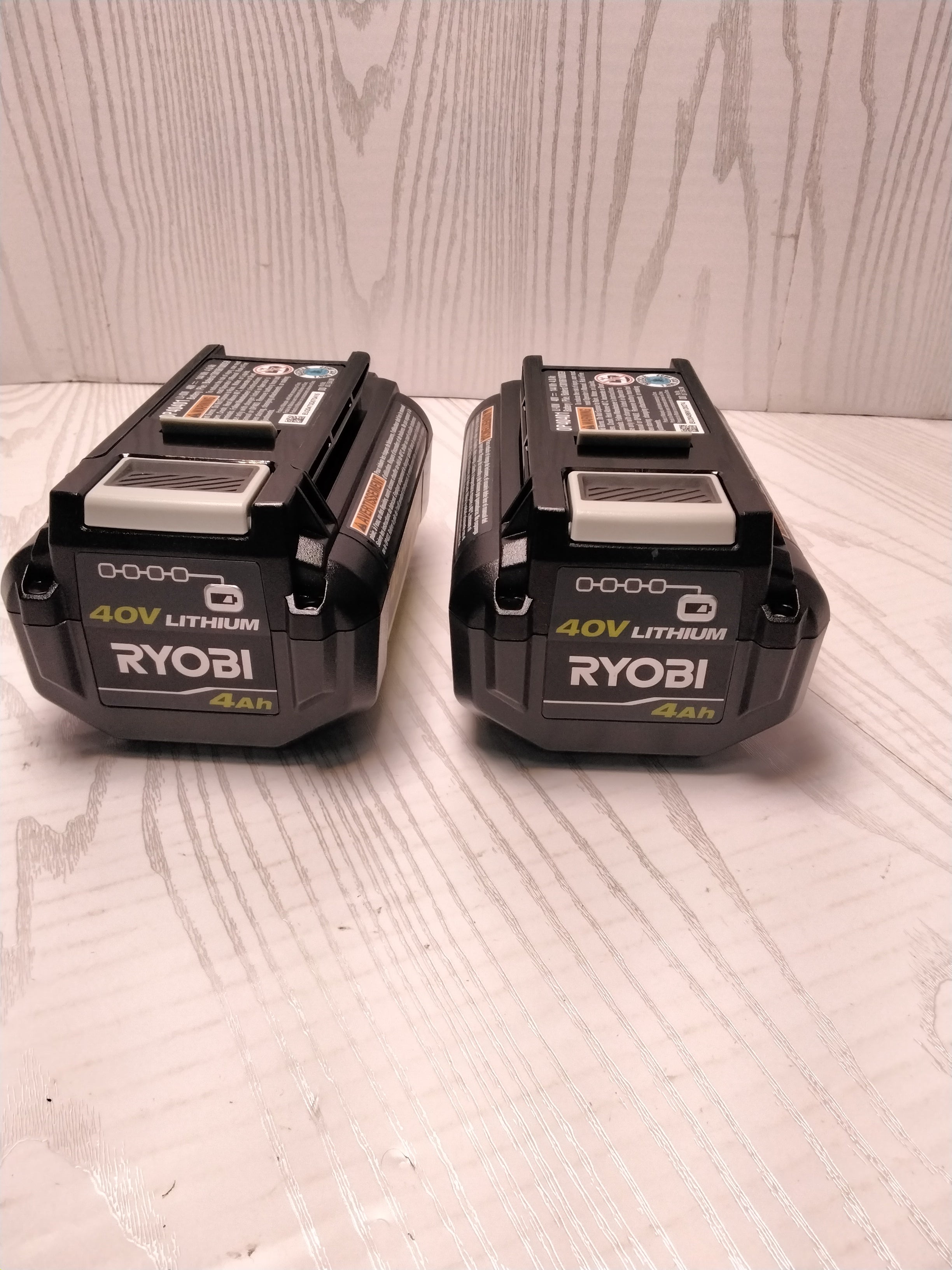 Set of 2 Ryobi 40v, 4AH Batteries- OP40401 (7854955659502)